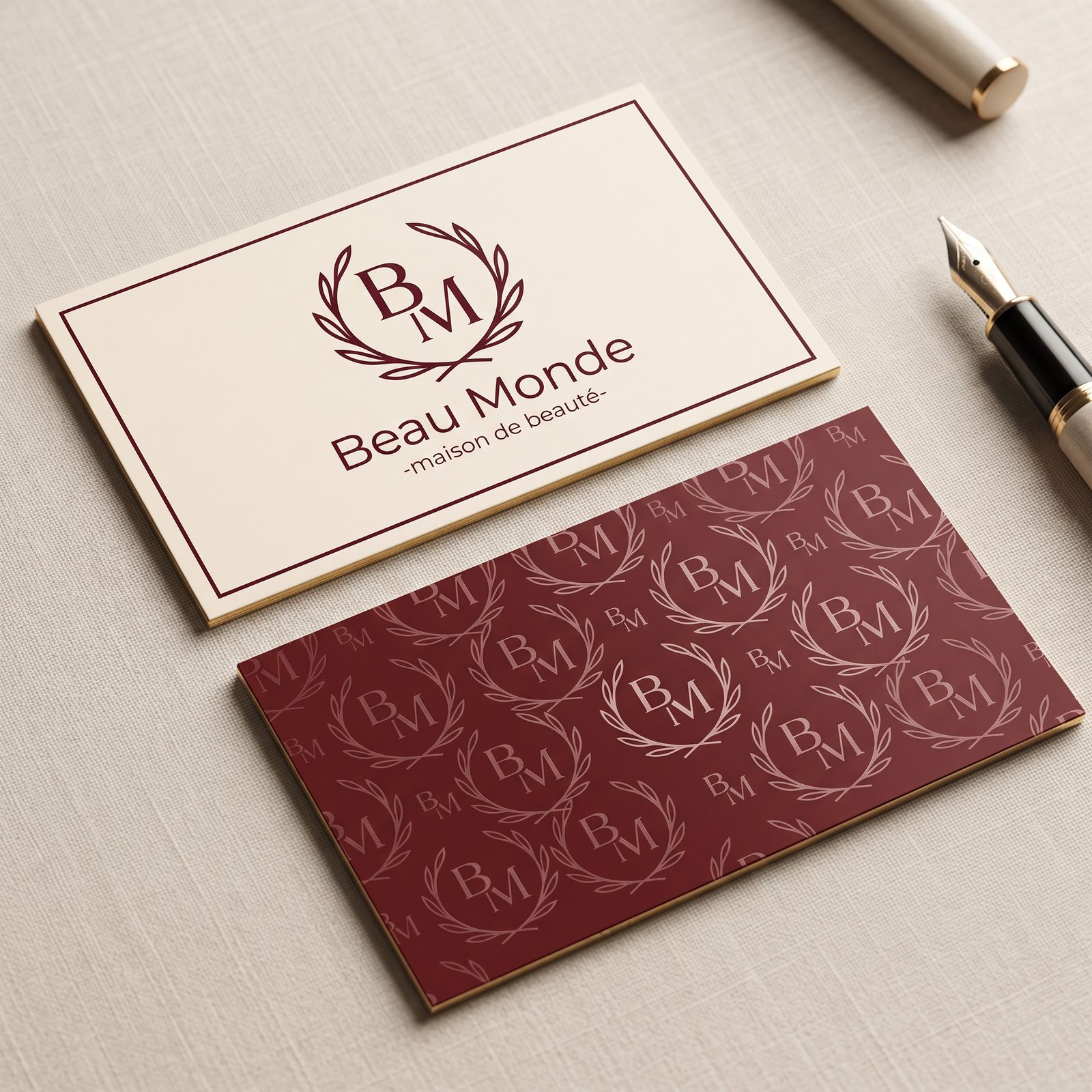 Визитки Beau Monde